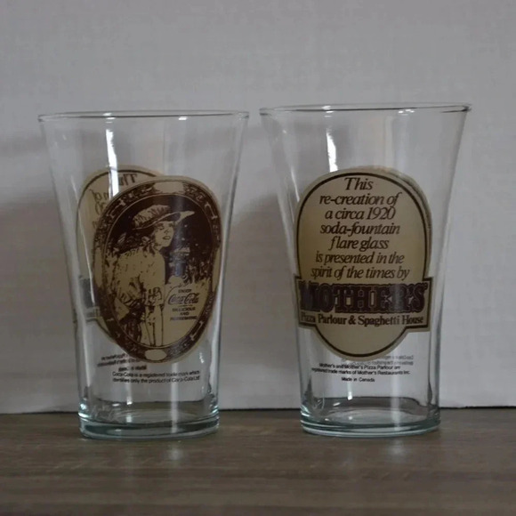 Pair of Vtg Coca Cola  Glasses - Picture 6 of 6